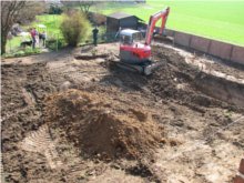 Tag 01, Zaung&auml;ste und der Bagger