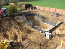 Tag 04, Fundament f&uuml;r Steg