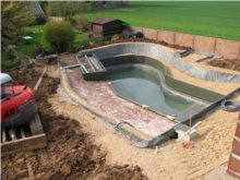 Tag 10, Unterbau f&uuml;r Steg