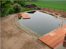 Tag 18, tragende Balken zum Br&uuml;ckenbau